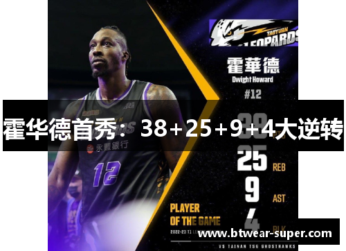 霍华德首秀：38+25+9+4大逆转